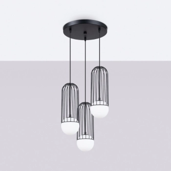 Brina 3P lampa wisząca 3xG9 czarna SL.1336
