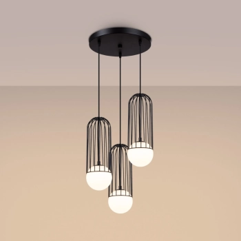 Brina 3P lampa wisząca 3xG9 czarna SL.1336