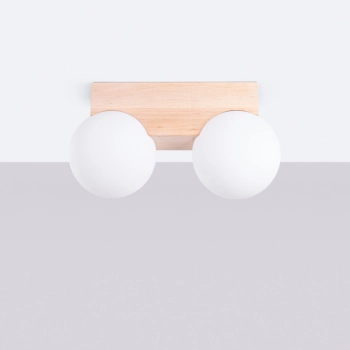 Bulbo 2 lampa sufitowa 2xG9 naturalne drewno SL.1683