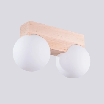 Bulbo 2 lampa sufitowa 2xG9 naturalne drewno SL.1683