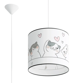 Cat 30 lampa wisząca 1xE27 wielokolorowa SL.1418 Sollux Lighting
