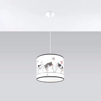 Cat 30 lampa wisząca 1xE27 wielokolorowa SL.1418