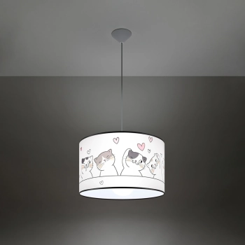 Cat 40 lampa wisząca 1xE27 wielokolorowa SL.1419