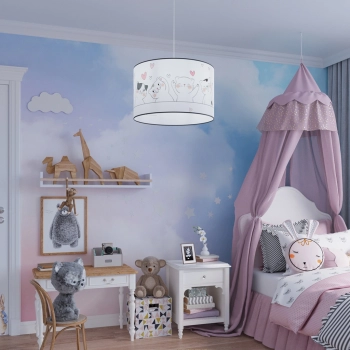 Cat 40 lampa wisząca 1xE27 wielokolorowa SL.1419