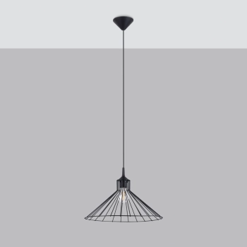 Eda lampa wisząca 1xE27 czarna SL.1186
