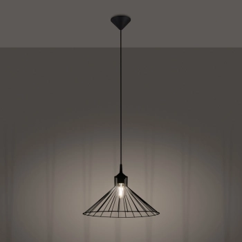 Eda lampa wisząca 1xE27 czarna SL.1186