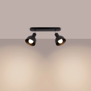Elba 2 lampa sufitowa 2xE27 czarna SL.1317