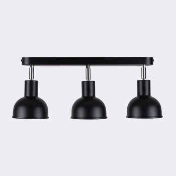 Elba 3 lampa sufitowa 3xE27 czarna SL.1318