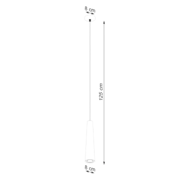 Electra lampa wisząca 1xGU10 beton SL.1347