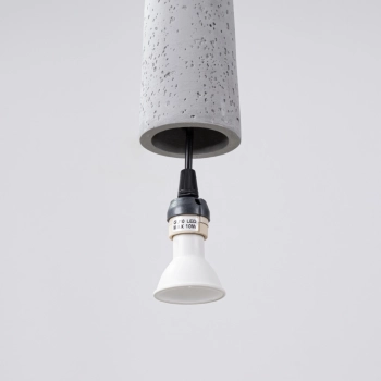 Electra lampa wisząca 1xGU10 beton SL.1347