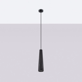 Electra lampa wisząca 1xGU10 czarna beton SL.1355