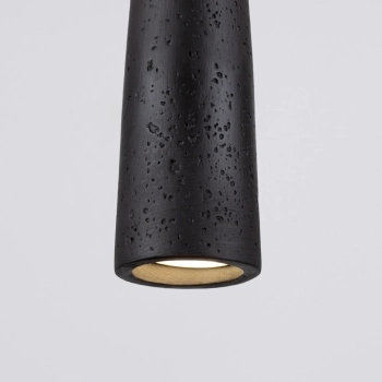 Electra lampa wisząca 1xGU10 czarna beton SL.1355