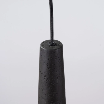 Electra lampa wisząca 1xGU10 czarna beton SL.1355