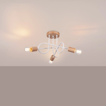 Ember 3 lampa sufitowa 3xE27 biała SL.1474