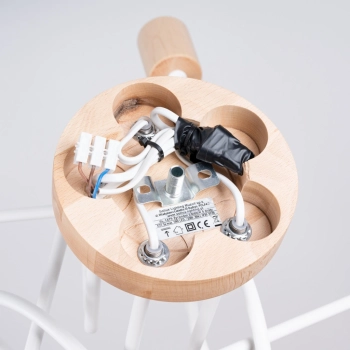Ember 5 lampa sufitowa 5xE27 biała SL.1475