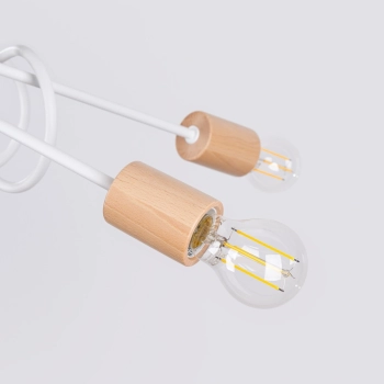 Ember 5 lampa sufitowa 5xE27 biała SL.1475