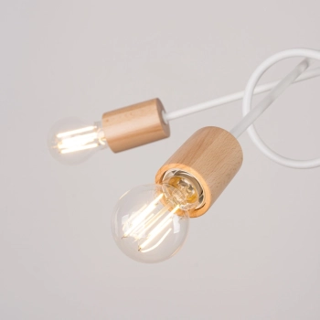 Ember 5 lampa sufitowa 5xE27 biała SL.1475