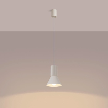 Estria 1 lampa wisząca 1xE14 beżowa SL.1870