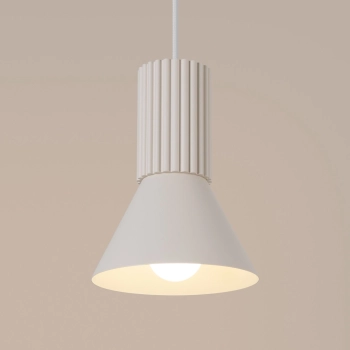 Estria 1 lampa wisząca 1xE14 beżowa SL.1870