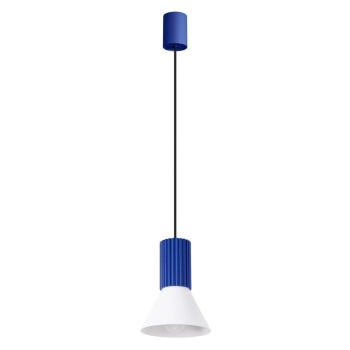 Estria 1 lampa wisząca 1xE14 biała, ultramaryna SL.1874