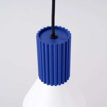 Estria 1 lampa wisząca 1xE14 biała, ultramaryna SL.1874