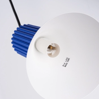 Estria 1 lampa wisząca 1xE14 biała, ultramaryna SL.1874