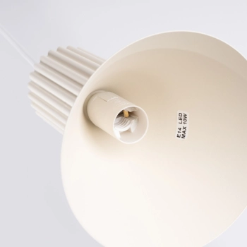 Estria 3P lampa wisząca 3xE14 beżowa SL.1871