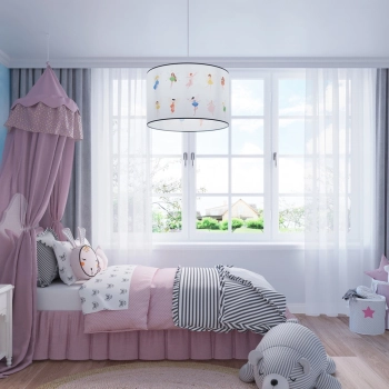 Fairy 30 lampa wisząca 1xE27 wielokolorowa SL.1416