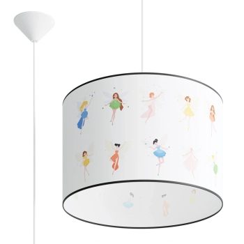 Fairy 40 lampa wisząca 1xE27 wielokolorowa SL.1417 Sollux Lighting