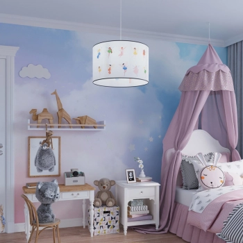 Fairy 40 lampa wisząca 1xE27 wielokolorowa SL.1417