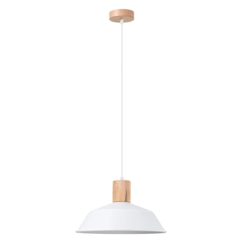 Fano lampa wisząca 1xE27 biała SL.1321 Sollux Lighting