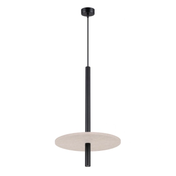 Feltro 1 lampa wisząca 1xG9 czarna, beżowa SL.1879