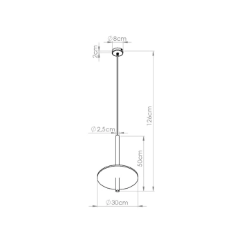 Feltro 1 lampa wisząca 1xG9 czarna, beżowa SL.1879