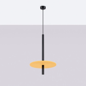 Feltro 1 lampa wisząca 1xG9 czarna, żółta SL.1880