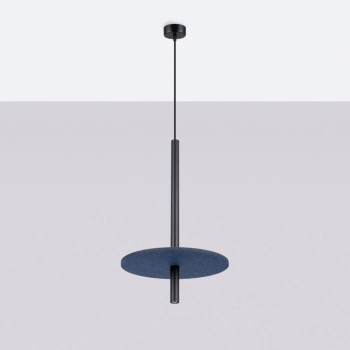 Feltro 1 lampa wisząca 1xG9 czarna, granatowa SL.1881