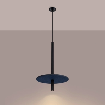 Feltro 1 lampa wisząca 1xG9 czarna, granatowa SL.1881