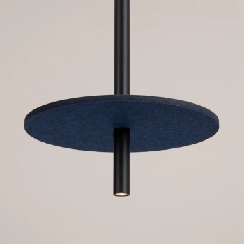 Feltro 1 lampa wisząca 1xG9 czarna, granatowa SL.1881