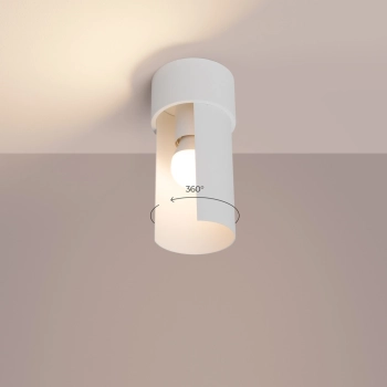 Flash lampa sufitowa 1xE27 biała SL.1673