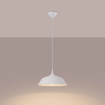 Frika lampa wisząca 1xE27 biała SL.1327