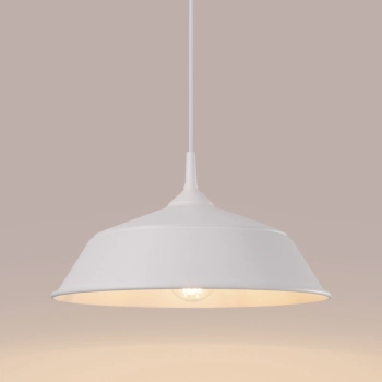 Frika lampa wisząca 1xE27 biała SL.1327