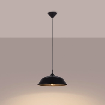 Frika lampa wisząca 1xE27 czarna SL.1328