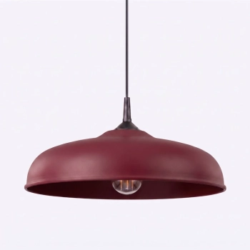 Gina lampa wisząca 1xE27 burgund SL.2063