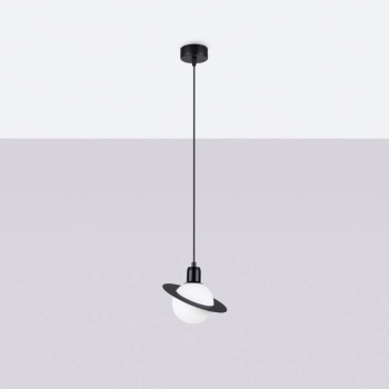 Hyperion 1 lampa wisząca 1xG9 czarny SL.1358