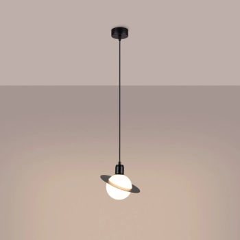 Hyperion 1 lampa wisząca 1xG9 czarny SL.1358