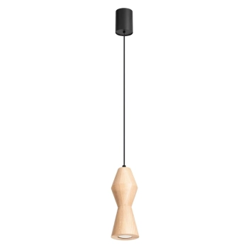 Kubbe Mała R lampa wisząca 1xGU10 naturalne drewno SL.2027 Sollux Lighting