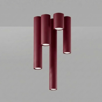 Lagos 10 lampa sufitowa 1xGU10 burgund SL.2069