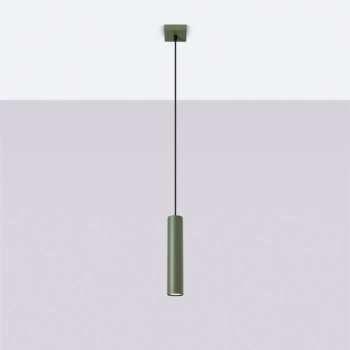 Lagos 1 lampa wisząca 1xGU10 zielona oliwka SL.1484