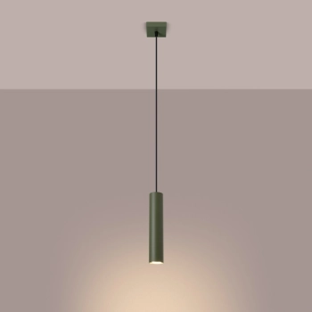 Lagos 1 lampa wisząca 1xGU10 zielona oliwka SL.1484