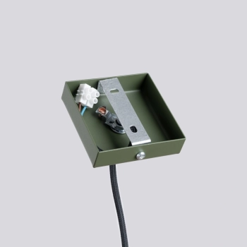 Lagos 1 lampa wisząca 1xGU10 zielona oliwka SL.1484