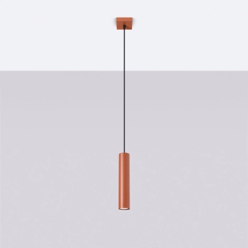 Lagos 1 lampa wisząca 1xGU10 ochra czerwona SL.1489